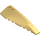 LEGO Metallic Gold Wedge 10 x 3 x 1 Double Rounded Right (50956)