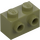 LEGO Olive Green Brick 1 x 2 with Studs on One Side (11211)