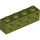 LEGO Olive Green Brick 1 x 4 with 4 Studs on One Side (30414)