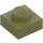 LEGO Olive Green Plate 1 x 1 (3024 / 30008)