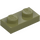 LEGO Olive Green Plate 1 x 2 (3023 / 28653)