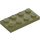 LEGO Olive Green Plate 2 x 4 (3020)