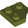 LEGO Olive Green Wedge Plate 2 x 2 Cut Corner (26601)