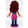 LEGO Olivia with Blue Waistcoat and Pink Dress Minifigure