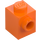 LEGO Orange Brick 1 x 1 with Stud on One Side (87087)