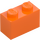 LEGO Orange Brick 1 x 2 with Bottom Tube (3004 / 93792)