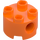 LEGO Orange Brick 2 x 2 Round with Holes (17485 / 79566)