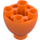 LEGO Orange Brick 2 x 2 x 1.3 Round Inverted Dome (24947)