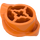 LEGO Orange Gear Shifter with Cross Hole (35188)