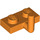 LEGO Orange Plate 1 x 2 with Hook (5mm Horizontal Arm) (43876 / 88072)