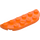 LEGO Orange Plate 2 x 6 with Rounded Corners (18980)