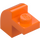 LEGO Orange Slope 1 x 2 x 1.3 Curved with Plate (6091 / 32807)