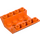 LEGO Orange Slope 4 x 4 (45°) Double Inverted with Open Center (2 Holes) (4854 / 72454)