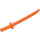 LEGO Orange Sword with Square Guard and Capped Pommel (Shamshir) (21459)