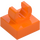 LEGO Orange Tile 1 x 1 with Clip (Raised &quot;C&quot;) (15712 / 44842)