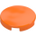 LEGO Orange Tile 2 x 2 Round with Bottom Stud Holder (14769)