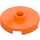 LEGO Orange Tile 2 x 2 Round with Stud (18674)