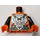 LEGO Orange Torso with Silver and Copper Snake Breastplate (973 / 76382)