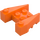 LEGO Orange Wedge Brick 3 x 4 with Stud Notches (50373)