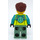 LEGO Paramedic with Reddish Brown Hair Minifigure