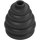 LEGO Pearl Dark Gray Cone 2 x 2 x 1.7 Beehive (35574)