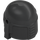 LEGO Pearl Dark Gray Helmet with Sides Holes with Mandalorian Black section (64220 / 105748)