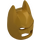 LEGO Pearl Gold Batman Cowl Mask with Angular Ears (10113 / 28766)