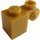 LEGO Pearl Gold Brick 1 x 1 x 2 with Scroll and Open Stud (20310)