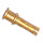 LEGO Pearl Gold Long Pin with Friction and Bushing (32054 / 65304)