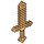 LEGO Pearl Gold Minecraft Sword (18787)