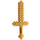 LEGO Pearl Gold Minecraft Sword (18787)