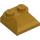 LEGO Pearl Gold Slope 2 x 2 Curved with Curved End (47457)