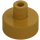 LEGO Pearl Gold Tile 1 x 1 Round with Hollow Bar (20482 / 31561)