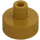 LEGO Pearl Gold Tile 1 x 1 Round with Hollow Bar (20482 / 31561)