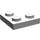 LEGO Pearl Light Gray Plate 2 x 2 Corner (2420)