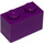 LEGO Purple Brick 1 x 2 with Bottom Tube (3004 / 93792)