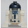 LEGO R2-D2 Minifigure with Flat Silver Head, Lavender Dots and Dark Blue