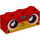 LEGO Red Brick 1 x 3 with Smiling unikitty face (3622 / 57486)