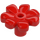 LEGO Red Flower with Squared Petals (without Reinforcement) (4367 / 32606)