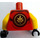 LEGO Red Kai - Tournament of Elements Minifig Torso (973 / 76382)