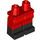 LEGO Red Minifigure Hips and Legs with Black Boots (21019 / 77601)