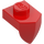 LEGO Red Plate 1 x 1 with Downwards Tooth (15070)