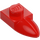 LEGO Red Plate 1 x 1 with Tooth (35162 / 49668)