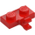 LEGO Red Plate 1 x 2 with Horizontal Clip (11476 / 65458)