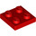 LEGO Red Plate 2 x 2 (3022 / 94148)