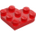 LEGO Red Plate 3 x 3 Round Heart (39613)