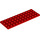 LEGO Red Plate 4 x 12 (3029)