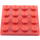 LEGO Red Plate 4 x 4 (3031)