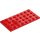 LEGO Red Plate 4 x 8 (3035)