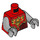 LEGO Red Rogon Minifig Torso (973 / 76382)